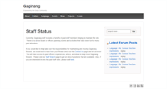 Desktop Screenshot of gaginang.org